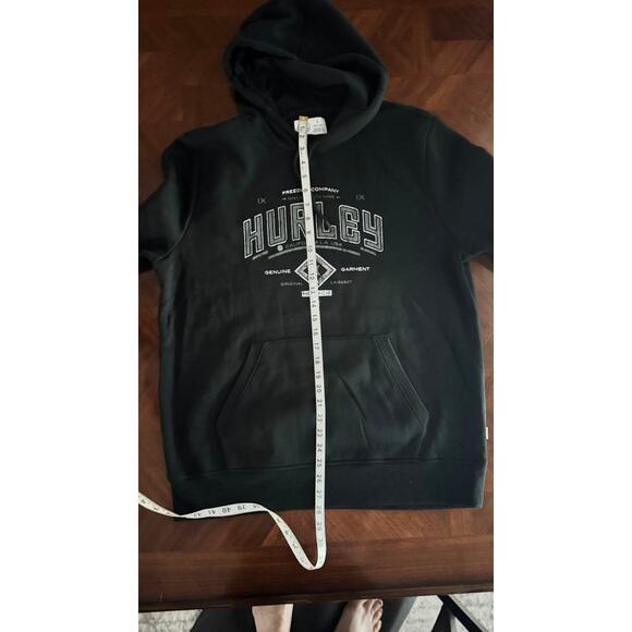 Hurley Freedom Company Black Hoodie Pullover Sweatshirt NWT Size L - Picture 13 of 16